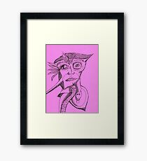 snake eyes Framed Print