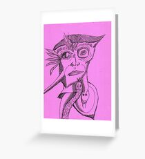 snake eyes Greeting Card
