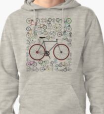 Love Fixie Road Bike Pullover Hoodie