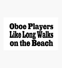 Oboe Photographic Print