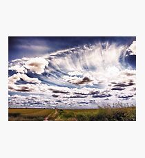 Sweeping clouds Photographic Print
