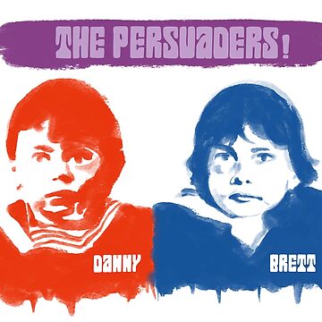 The Persuaders Danny Wilde Brett Sinclair drawing | Poster