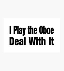 Oboe Photographic Print