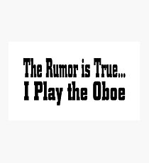 Oboe Photographic Print