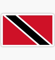 Trinidad and Tobago National Flag T-Shirt Stickers Sticker