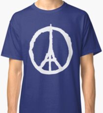 Frieden für Paris - weiß - paix pour Paris - Bete Classic T-Shirt