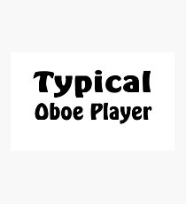 Oboe Photographic Print