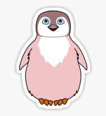 Light Pink Baby Penguin Sticker