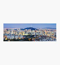 Seoul at night Photographic Print