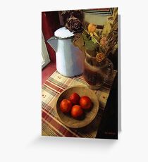 Farmhouse Fruit and Flowers Greeting Card