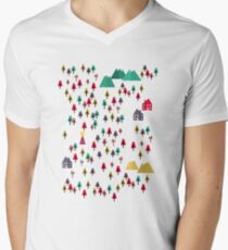 North Men's V-Neck T-Shirt