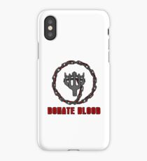 Donate Blood iPhone Case/Skin