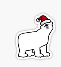 CHRISTMAS POLAR BEAR Sticker