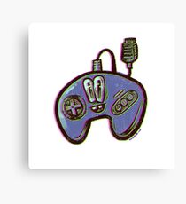 3-button Controller Canvas Print