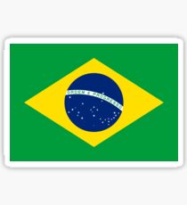 Pegatina Bandera de Brasil - Camiseta brasileña