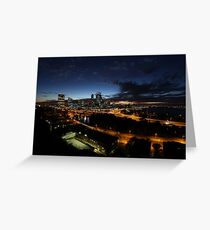Perth City at Dawn Greeting Card