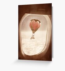 Saturday Dream - A Plane with a View Greeting Card