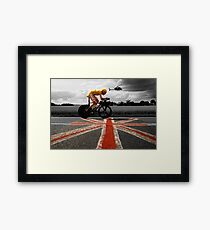 Bradley Wiggins, Tour de France Champion 2012 Framed Print