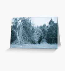 Blue tint Greeting Card