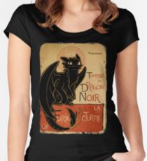 Le Dragon Noir T-shirt échancré