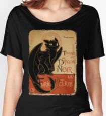 Camiseta ancha para mujer Le Dragon Noir