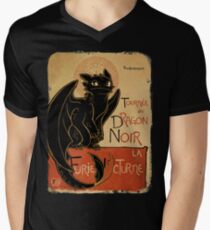 Le Dragon Noir Men's V-Neck T-Shirt