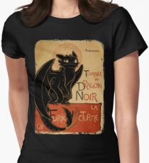 Le Dragon Noir T-shirt moulant femme
