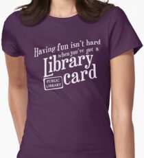 Having fun isn't hard Women's Fitted T-Shirt