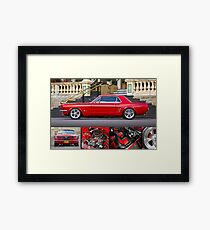 Keith Keily's 1966 Ford Mustang Coupe - Poster Framed Print