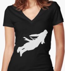 Leap of Faith Women's Fitted V-Neck T-Shirt