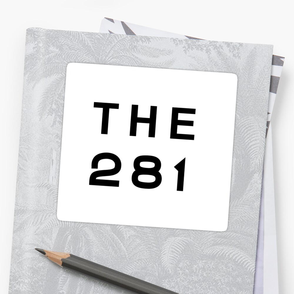 281-texas-area-code-typography-sticker-by-aliasotaku-redbubble