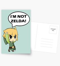 I'm Not Zelda Postcards