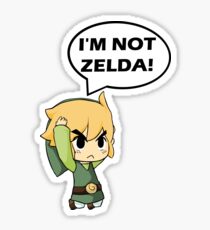 I'm Not Zelda Sticker