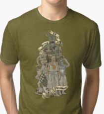 NOUS VOULONS UN SHRUBBERY! (v.2) T-shirt chiné