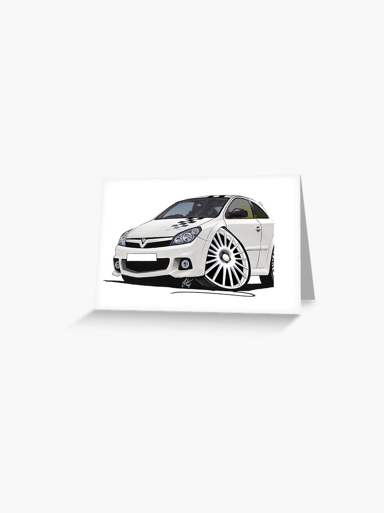 Vauxhall Astra Vxr Nurburgring Greeting Card By Yeomanscarart