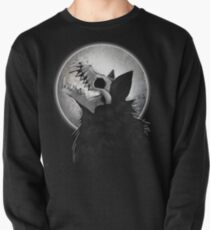 Skull Wolf Howl Pullover