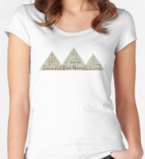 Camiseta entallada de cuello ancho 3 Peaks Challenge