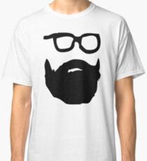 beard & glasses Classic T-Shirt