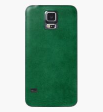 Green leather Case/Skin for Samsung Galaxy