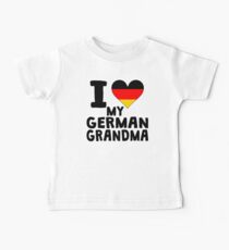 I Heart My German Grandma Baby Tee