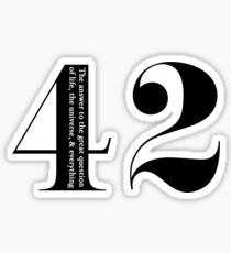 42 Sticker
