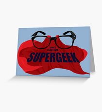 Super Geek Greeting Card