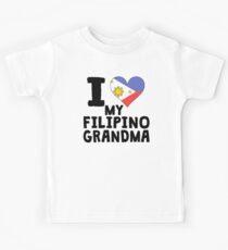 I Heart My Filipino Grandma Kids Tee