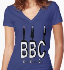 BBC Fandom Women's Fitted V-Neck T-Shirt