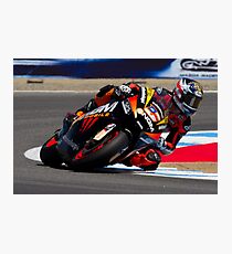 Colin Edwards at laguna seca 2012 Photographic Print