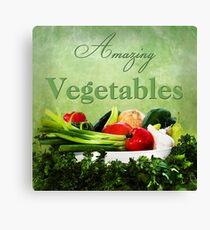 Amazing Vegetables Canvas Print