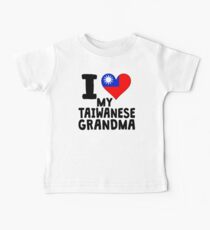 I Heart My Taiwanese Grandma Baby Tee