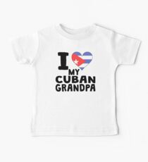I Heart My Cuban Grandpa Baby T-Shirt