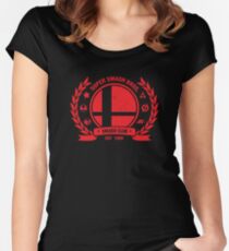 Smash Club (Red) Women's Fitted Scoop T-Shirt
