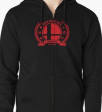 Smash Club (Red) Zipped Hoodie